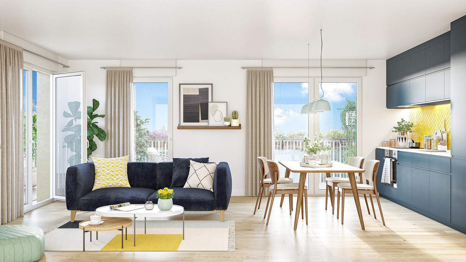 Promotion immobilière | I3F - Champs sur marne | 3dsmax vray