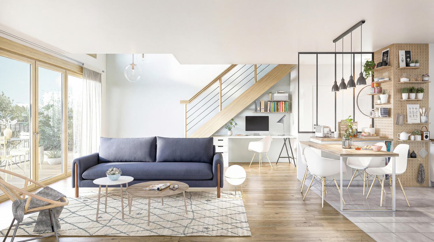 Promotion immobilière | REI HABITAT - Torcy | 3dsmax vray